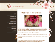 Tablet Screenshot of nailsbystacey.weebly.com