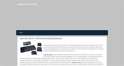 Desktop Screenshot of clearonechat50.weebly.com