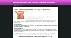 Desktop Screenshot of cellulitetreatmentlondon.weebly.com