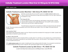 Tablet Screenshot of cellulitetreatmentlondon.weebly.com