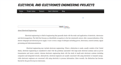 Desktop Screenshot of electricalprojects.weebly.com