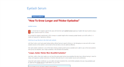 Desktop Screenshot of eyelashserum.weebly.com