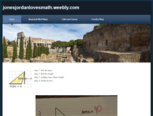 Tablet Screenshot of jordanlovesmath.weebly.com