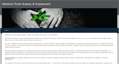 Desktop Screenshot of medicaltoolssupplyequipment.weebly.com