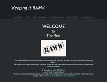 Tablet Screenshot of keepingitraww.weebly.com
