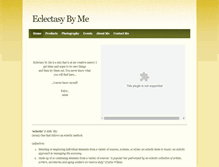 Tablet Screenshot of eclectasybyme.weebly.com