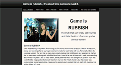 Desktop Screenshot of game-is-rubbish.weebly.com