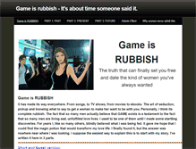 Tablet Screenshot of game-is-rubbish.weebly.com