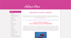 Desktop Screenshot of kathysbows.weebly.com