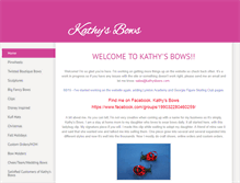 Tablet Screenshot of kathysbows.weebly.com
