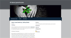 Desktop Screenshot of greenhousesinfo.weebly.com