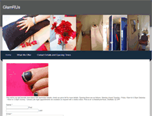 Tablet Screenshot of glamrusbeauty.weebly.com