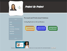 Tablet Screenshot of projectbyproject.weebly.com