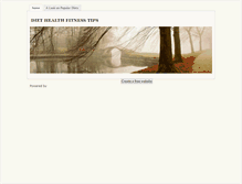 Tablet Screenshot of diethealth.weebly.com