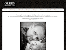 Tablet Screenshot of greenphotography.weebly.com