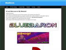 Tablet Screenshot of bluebaron.weebly.com