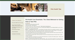 Desktop Screenshot of petshealthtips.weebly.com
