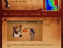 Tablet Screenshot of justbehealthy.weebly.com