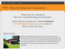 Tablet Screenshot of nwametalbuilding.weebly.com