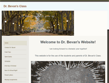 Tablet Screenshot of drbevan.weebly.com