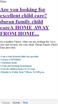 Mobile Screenshot of duranfamilychildcare.weebly.com