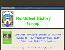 Tablet Screenshot of northfleethistorygroup.weebly.com