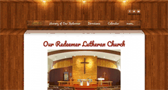 Desktop Screenshot of ourredeemermenasha.weebly.com