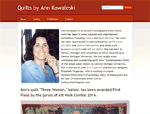 Tablet Screenshot of annkowaleski.weebly.com