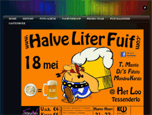 Tablet Screenshot of halveliterfuif.weebly.com