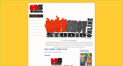 Desktop Screenshot of hotshotstudio.weebly.com