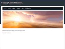 Tablet Screenshot of healinggracemin.weebly.com