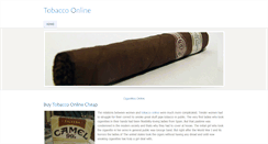 Desktop Screenshot of onlinetobacco.weebly.com