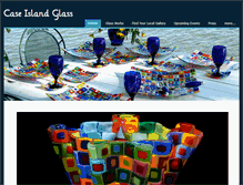 Tablet Screenshot of caseislandglass.weebly.com