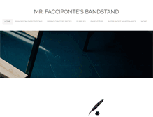 Tablet Screenshot of mrfaccipontesbandstand.weebly.com