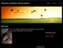 Tablet Screenshot of michaelofficial.weebly.com