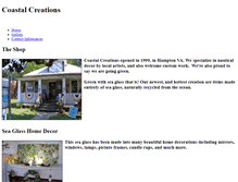 Tablet Screenshot of coastalcreations.weebly.com