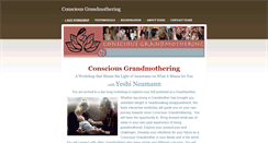 Desktop Screenshot of consciousgrandmothering.weebly.com