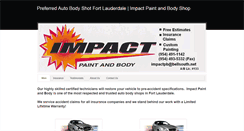 Desktop Screenshot of impactpaintandbody.weebly.com