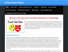 Tablet Screenshot of grizzlyvalleyplayers.weebly.com