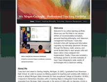 Tablet Screenshot of carnaghiteachingportfolio.weebly.com