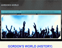 Tablet Screenshot of gordonsworld.weebly.com