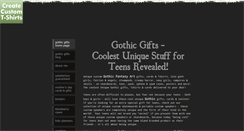 Desktop Screenshot of gothicgifts.weebly.com