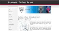 Desktop Screenshot of keuskupantanjungkarang.weebly.com