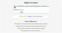 Desktop Screenshot of digitallion.weebly.com