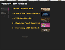 Tablet Screenshot of hacksiteshift.weebly.com
