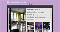 Desktop Screenshot of flyingcarpetcafe.weebly.com