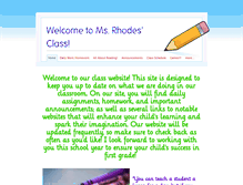 Tablet Screenshot of msrhodesclass.weebly.com