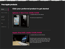 Tablet Screenshot of freeappleproducts.weebly.com