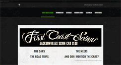 Desktop Screenshot of firstcoastscions.weebly.com