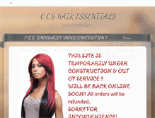 Tablet Screenshot of ccessentialhair.weebly.com